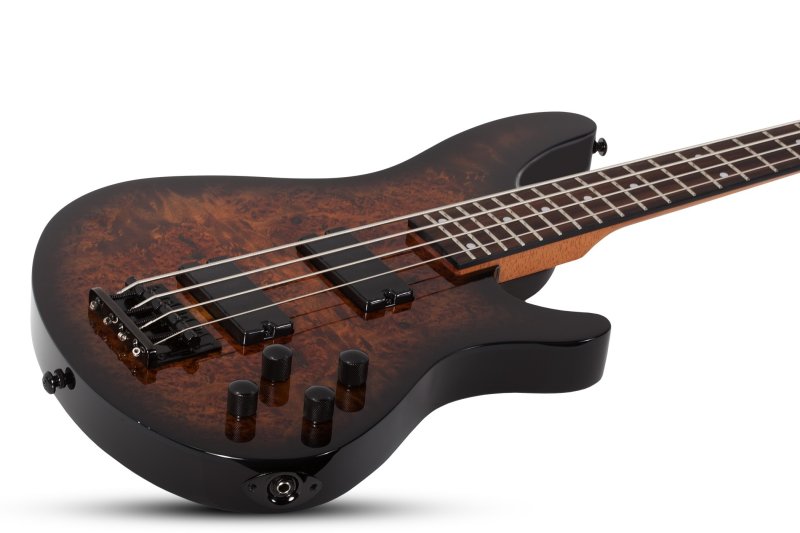 Schecter - C-4 Standard 4-String Electric Bass, Tobacco Burl #3970-SHC
