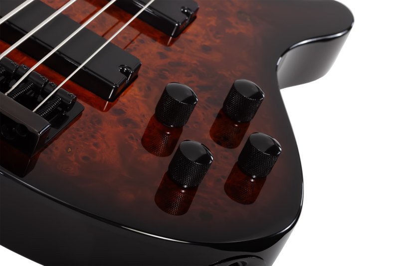 Schecter - C-5 Standard 5-String Electric Bass, Tobacco Burl #3972-SHC
