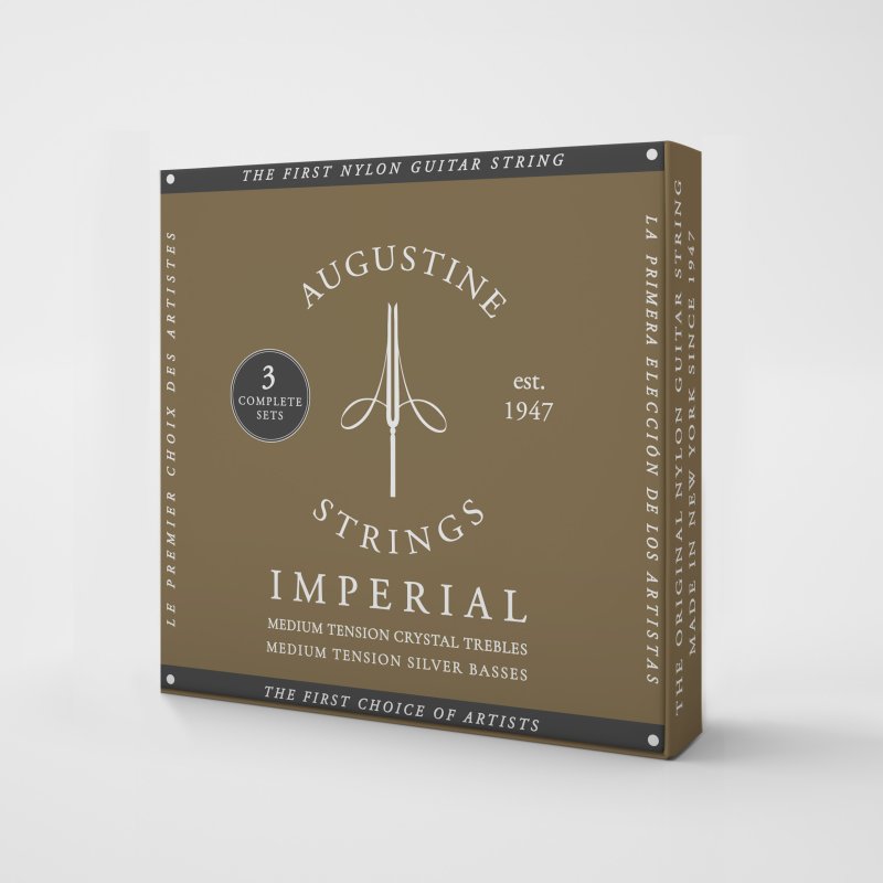 Albert Augustine - IMPERIAL/RED - MEDIUM TENSION (3-Pack) #3XAGRD