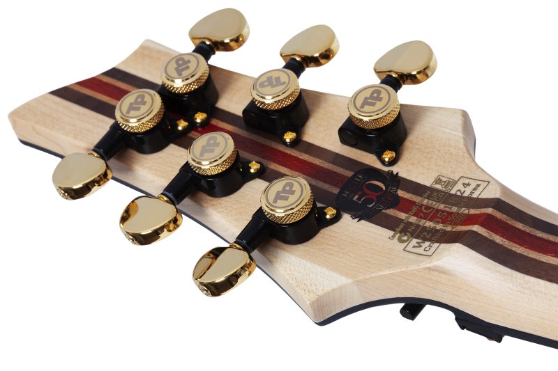 Schecter - C-1 FR-S 50th Anniversary Electric Guitar, Gold Burst #4137-SHC