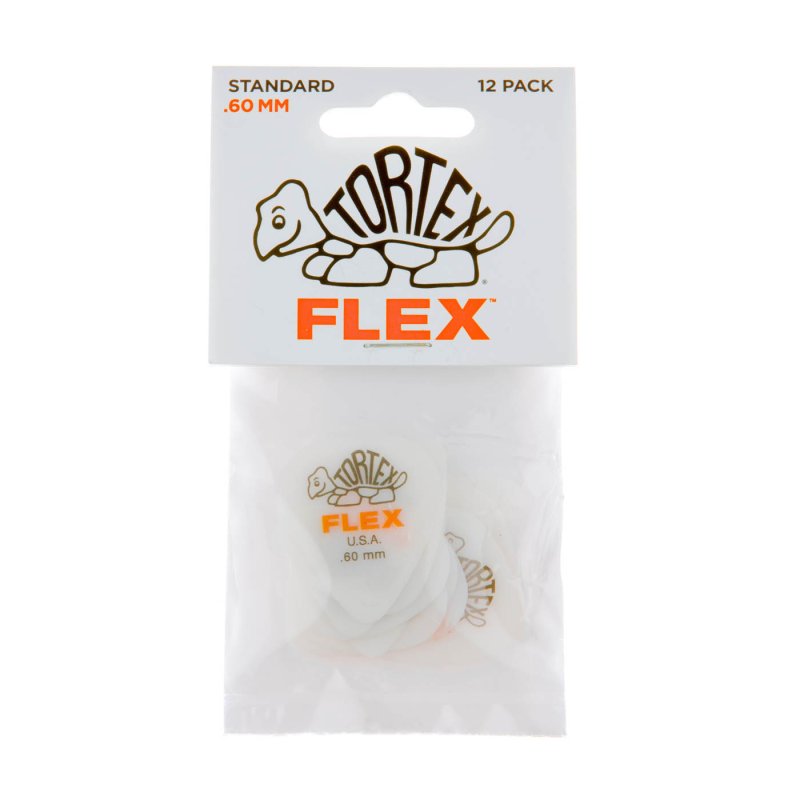 Dunlop - Orange 0.60mm Tortex® Flex Standard Guitar Pick (12/pack) #428P.60