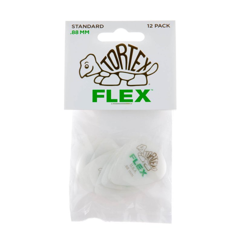 Dunlop - Green 0.88mm Tortex® Flex Standard Guitar Pick (12/pack) #428P.88