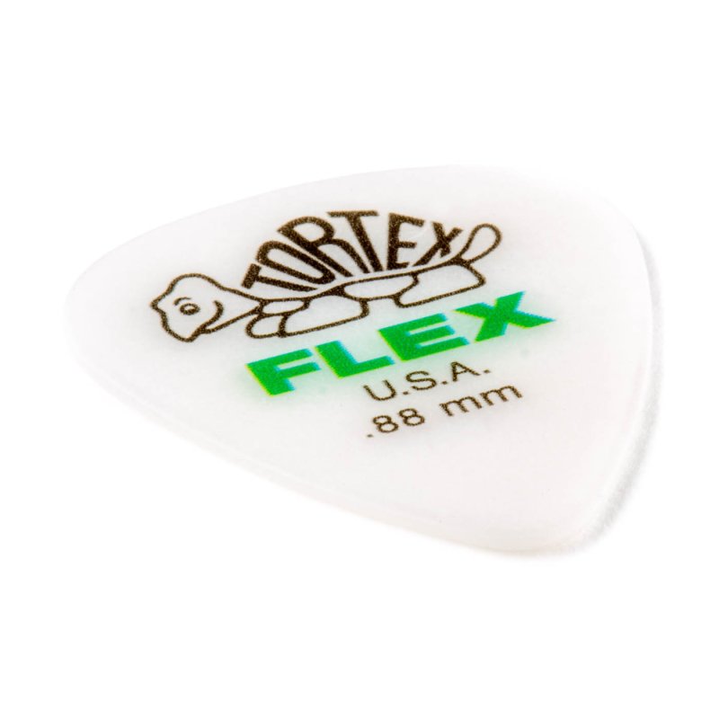 Dunlop - Green 0.88mm Tortex® Flex Standard Guitar Pick (12/pack) #428P.88