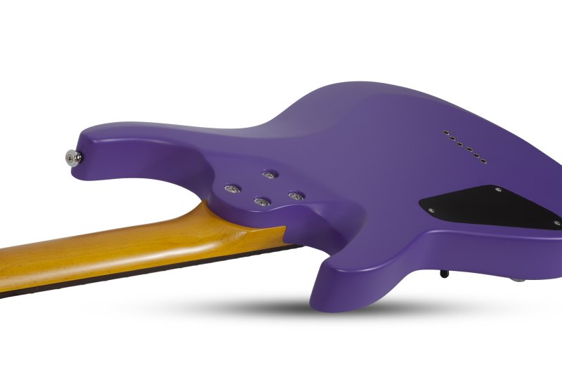Schecter - C-6 Deluxe 6-String Electric Guitar, Satin Purple #429-SHC