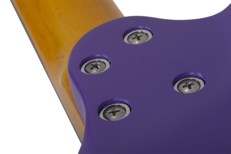 Schecter - C-6 Deluxe 6-String Electric Guitar, Satin Purple #429-SHC
