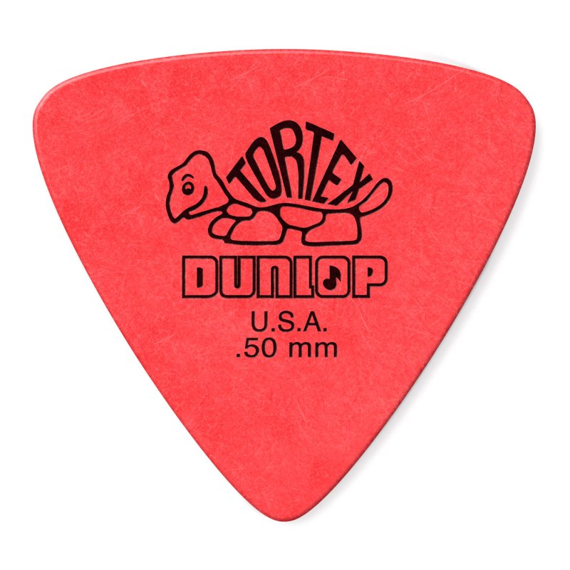 Dunlop - Red 0.50mm Tortex® Triangle Guitar Pick (6/pack) #431P.50