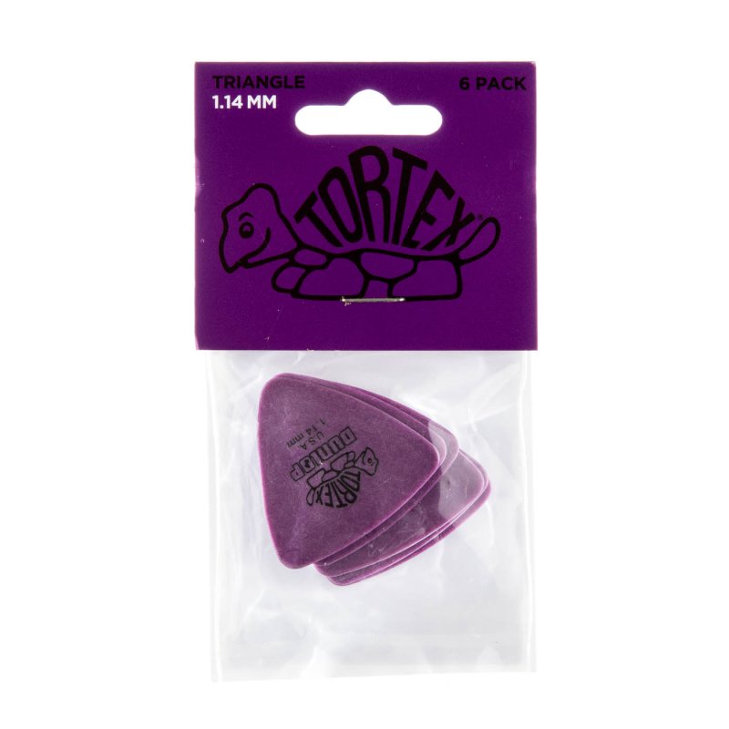 Dunlop - Purple 1.14mm Tortex® Triangle Guitar Pick (6/pack) #431P1.14