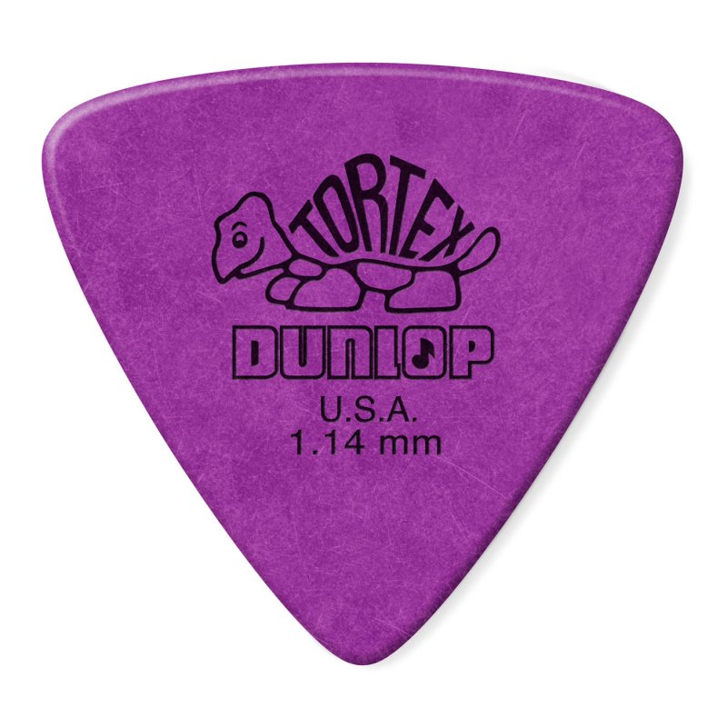 Dunlop - Purple 1.14mm Tortex® Triangle Guitar Pick (6/pack) #431P1.14