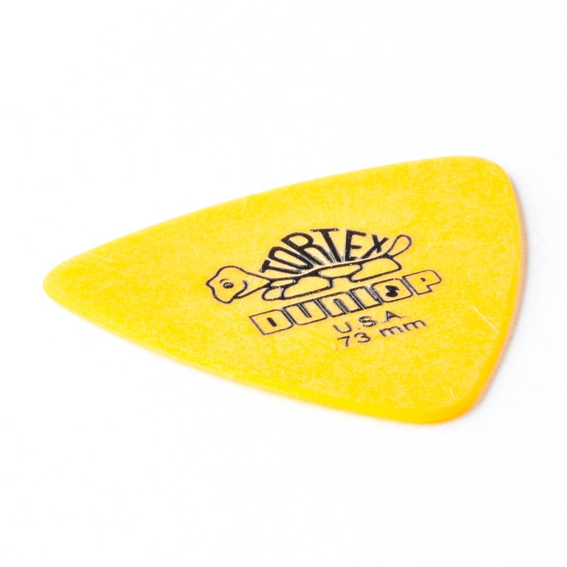 Dunlop - Yellow 0.73mm Tortex® Triangle Guitar Pick (72/bag) #431R-73