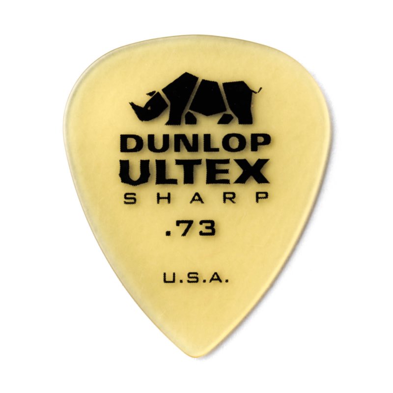 Dunlop - 0.73mm Ultex® Sharp Guitar Picks (6/pack) #433P.73