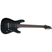 Schecter - C-7 Deluxe 7-String Electric Guitar, Satin Black #437-SHC