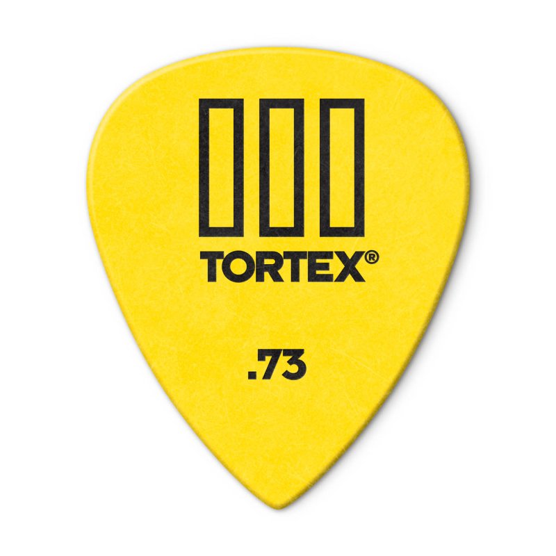 Dunlop - Yellow 0.73mm Tortex® T III Guitar Pick (72/pack) #462R.73