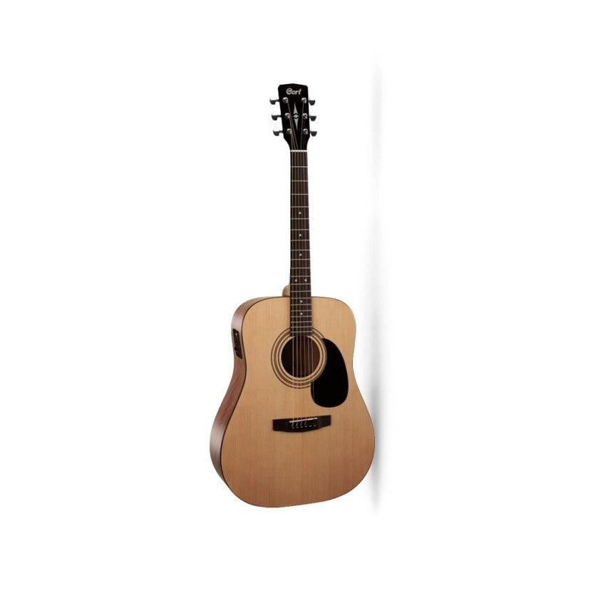 Cort - Standard Series Spruce Top Acoustic / Electric Guitar, Open Pore #AD810E-OP