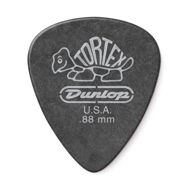 Dunlop - 0.88mm Tortex® Pitch Black Standard Guitar Pick #488P.88