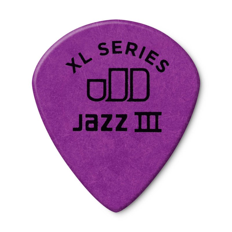 Dunlop - 1.14mm Purple Tortex® Jazz III Xl Guitar Pick (12/pack) #498P1.14