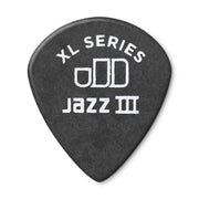 Dunlop - 1.35mm Black Tortex® Jazz Iii Xl Guitar Pick (12/pack) #498P1.35