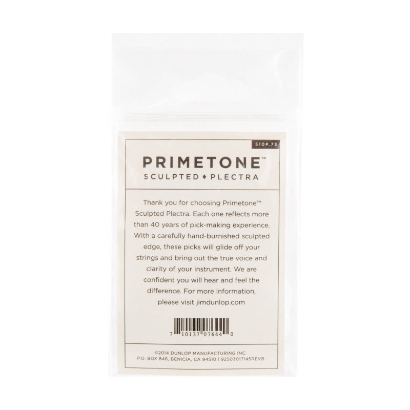 Dunlop - 0.73mm Primetone® Standard Guitar Pick (3/pack) #510P.73