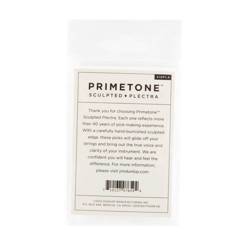 Dunlop - 1.5mm Primetone® Standard Guitar Pick (3/pack) #510P1.5