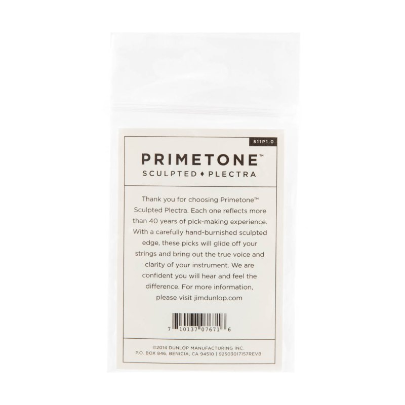 Dunlop - 1.0mm Primetone® Standard Guitar Pick (3/pack) #511P1.0