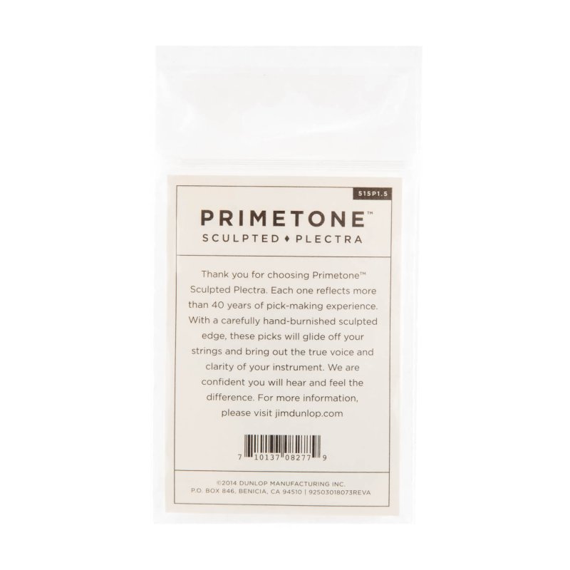 Dunlop - Primetone® Semi Round Guitar Pick (3/pack) #515P1.5