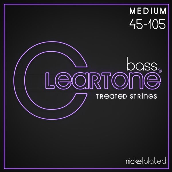 Cleartone - Nickel Plated Bass Strings. Medium (45-105) #6445-CLR