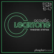 Cleartone - Phosphor-Bronze Treated Acoustic Guitar String. Extra Light (10-47) #7410-CLR