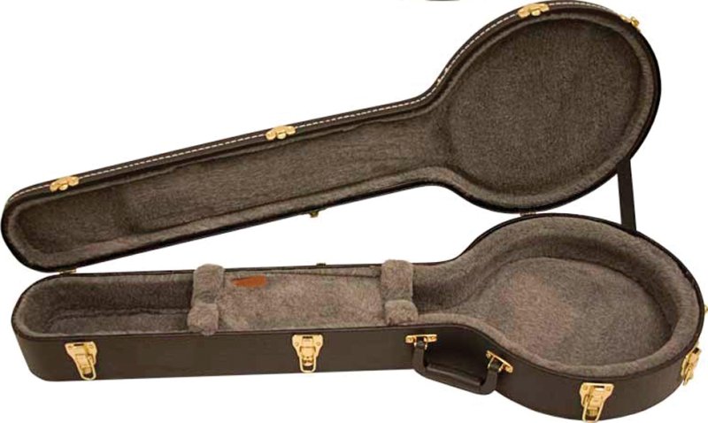 Boblen - Flat Top Banjo Case, Black #7842