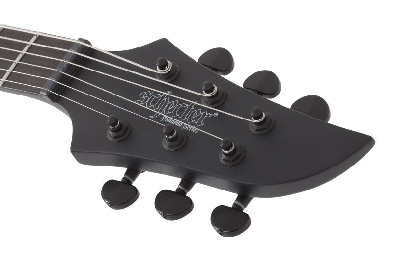 Schecter - KM-6 MK-III EX Electric Guitar, Satin Black Open Pore #879-SHC
