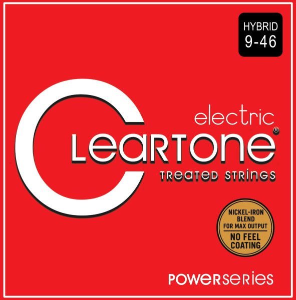 Cleartone - Power Series Treated Electric Guitar Strings. Hybrid (9-46) #9819