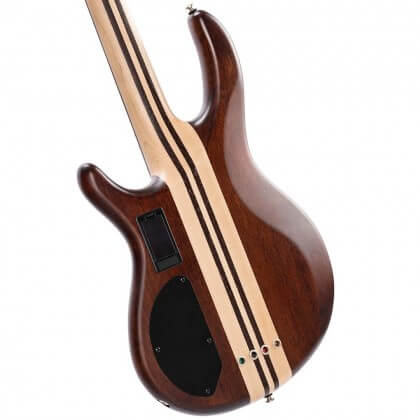 Cort - Premium 5-String Electric Bass with Mahogany Body and Flamed Maple Top, Black Cherry #A5-PLUS-FMMH-OPBC