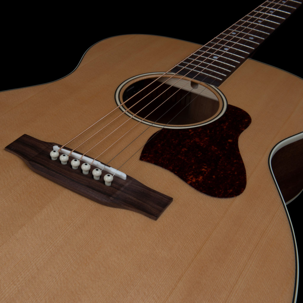 Art & Lutherie Legacy Natural EQ – 050710 bridge