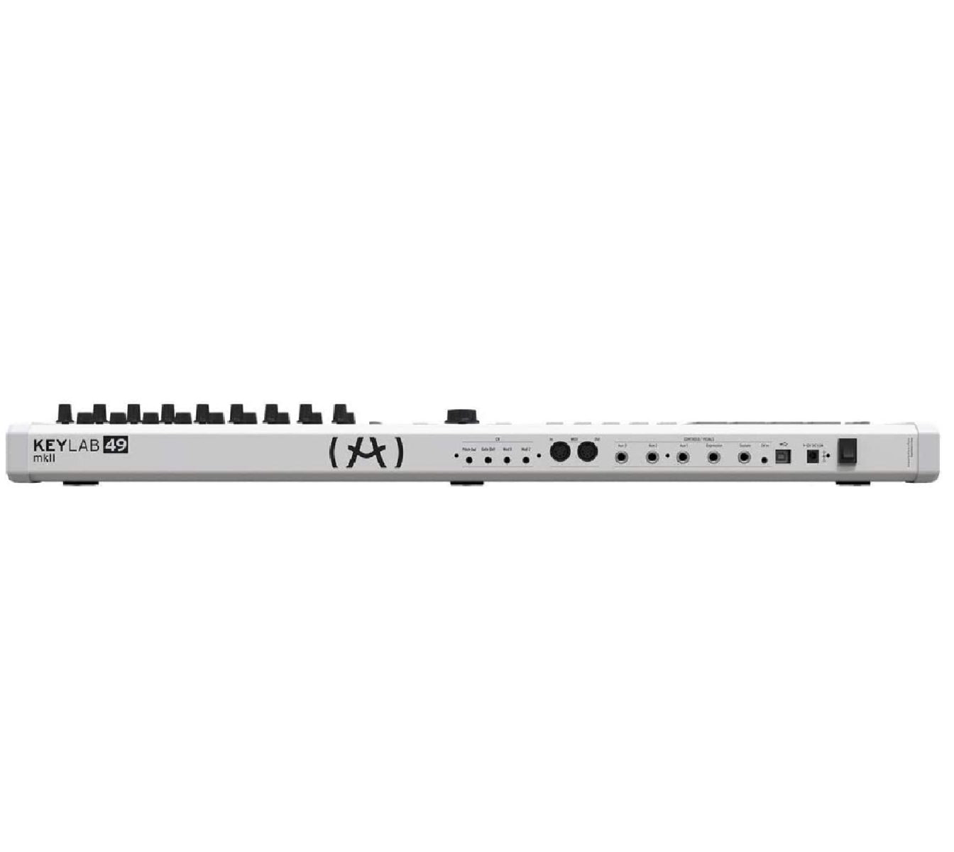 Arturia KeyLab Mk2 49 Keyboard Controller - White back