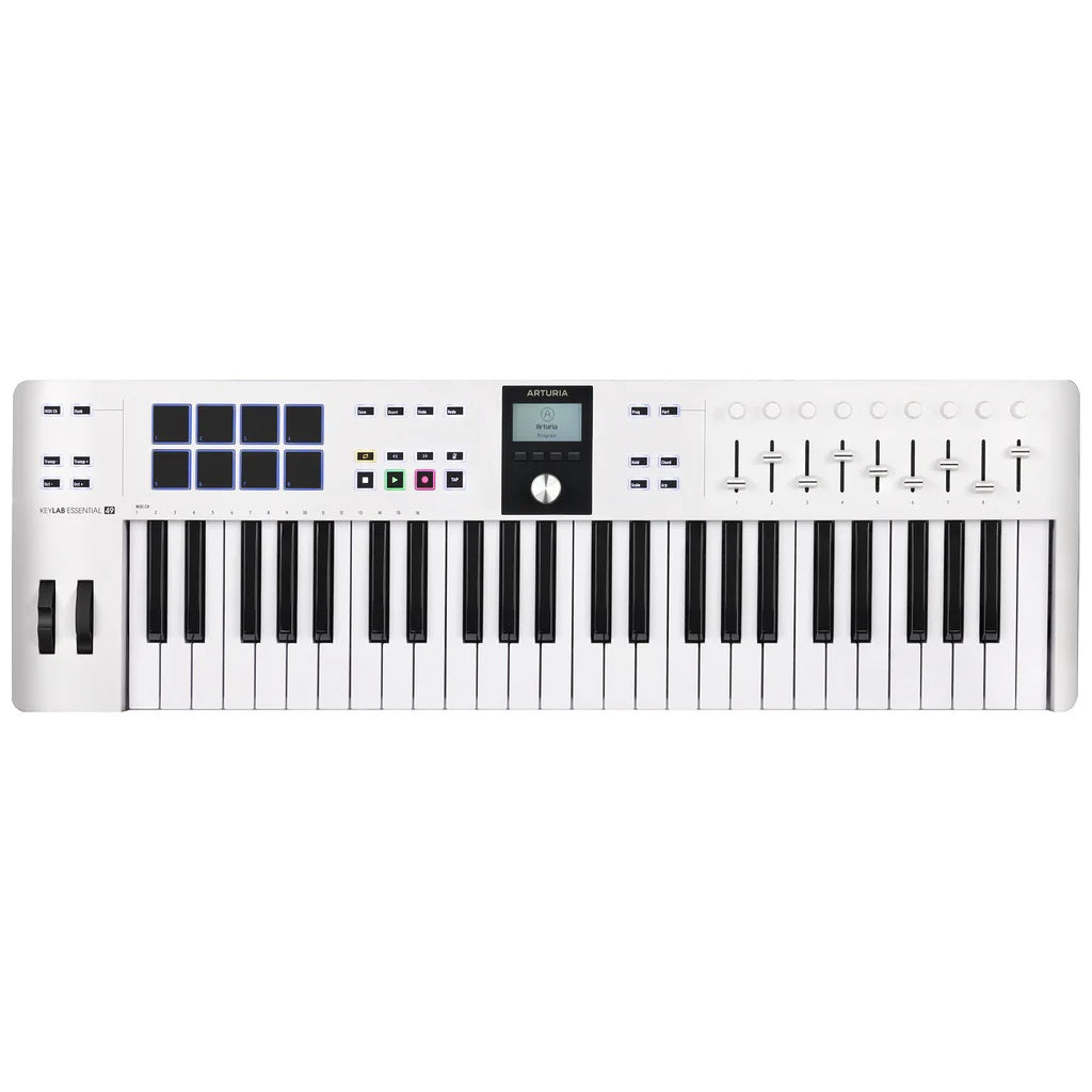 Arturia – 49 Notes Keylab Essential mk3 – Universal MIDI Controller – White