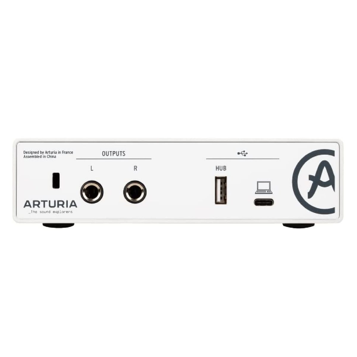 Arturia - MiniFuse 1 Compact USB Audio Interface - White Back