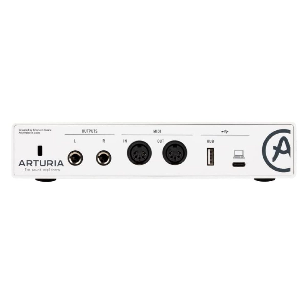 Arturia - MiniFuse 2 Compact USB Audio Interface - White Back