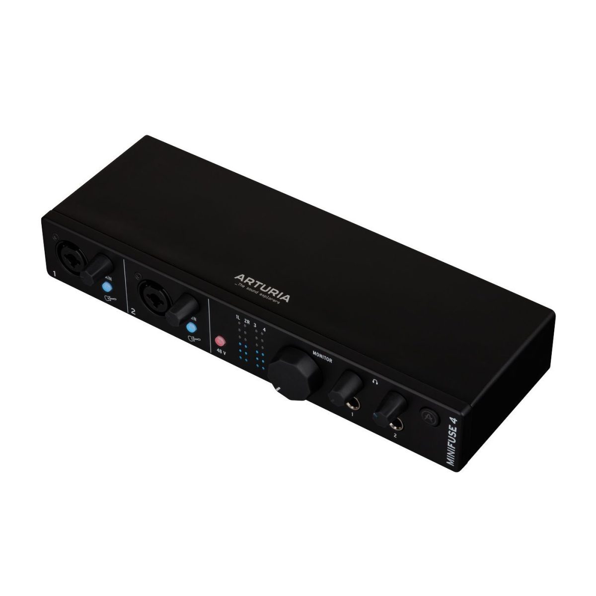 Arturia – MiniFuse 4 Versatile Desktop Audio Interface – Black