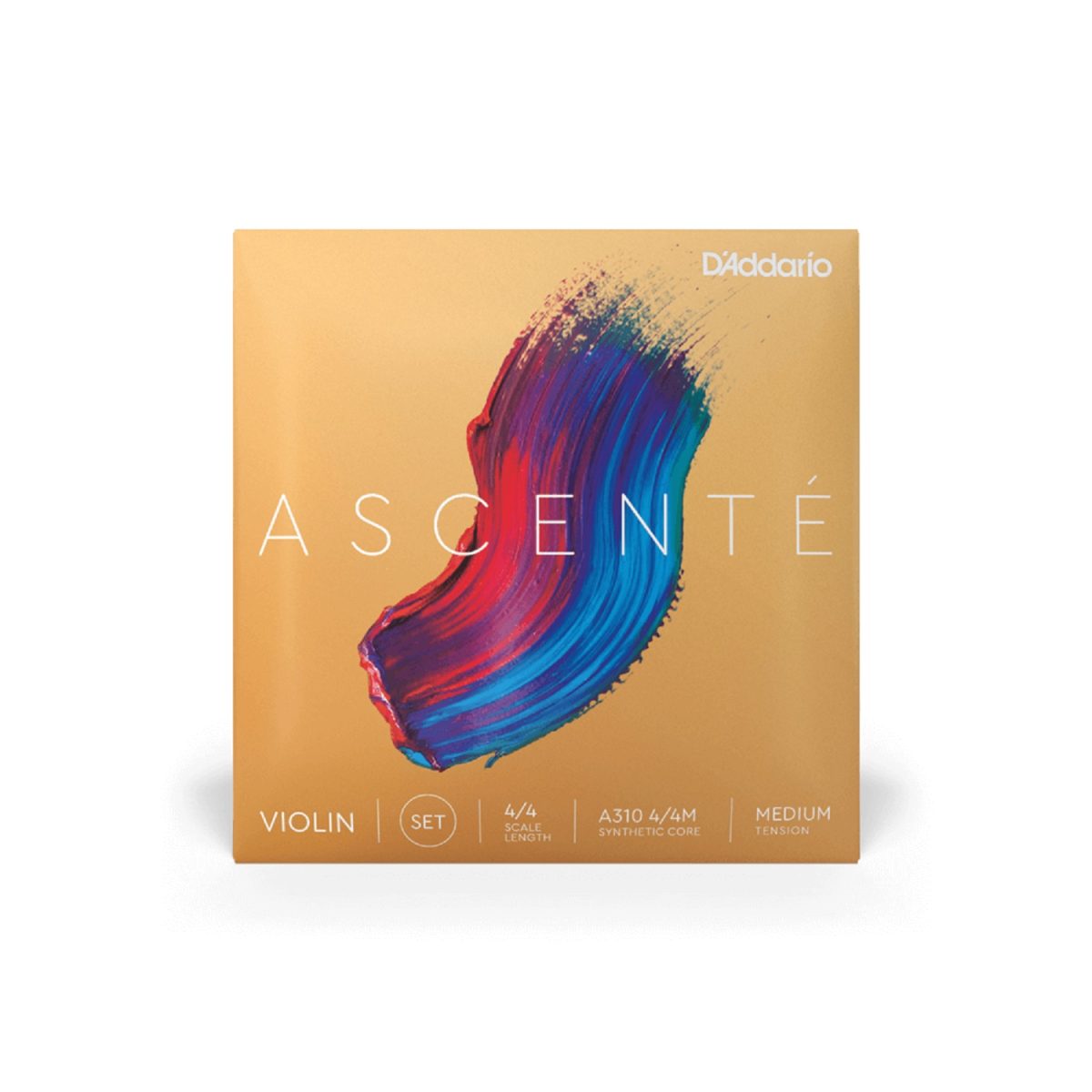 D'Addario - Ascenté A310 4/4 Violin String Set - Medium Tension