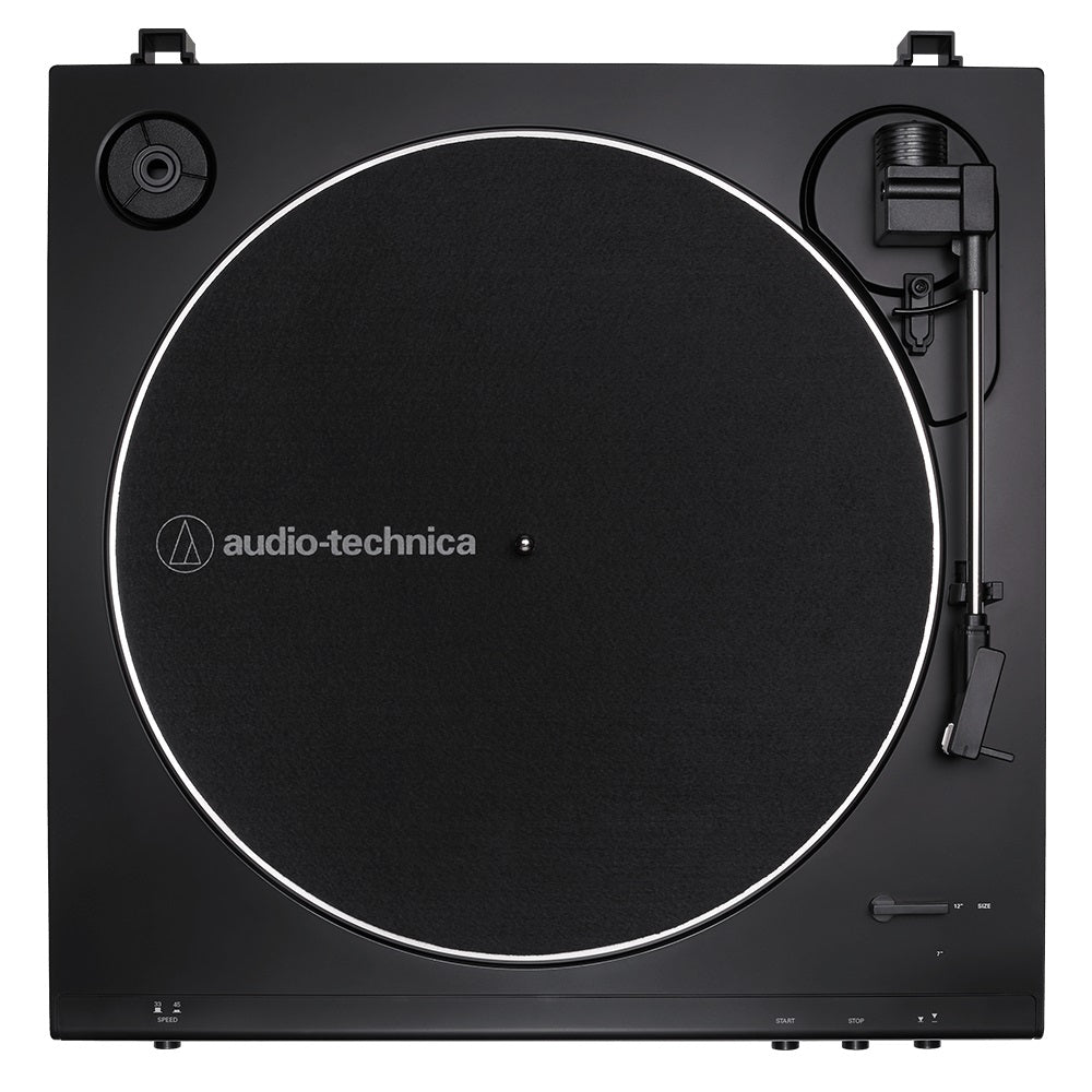 Audio-Technica - AT-LP60X Fully Automatic Belt-Drive Turntable - Black