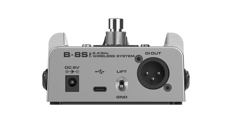 NUX - Professional 2.4GHz Wireless Guitar System with Multifunction Pedal Receiver, Tuner, Boost & DI #B-8S