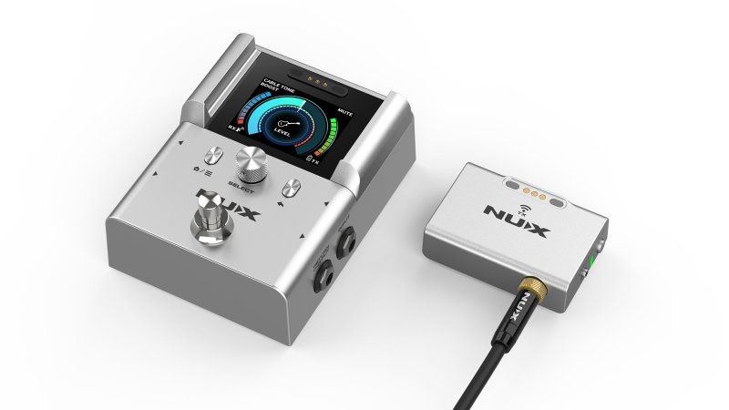 NUX - Professional 2.4GHz Wireless Guitar System with Multifunction Pedal Receiver, Tuner, Boost & DI #B-8S