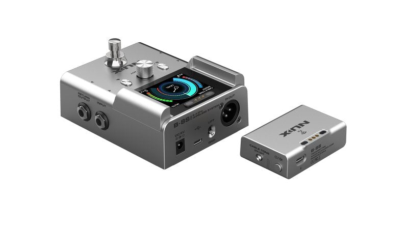 NUX - Professional 2.4GHz Wireless Guitar System with Multifunction Pedal Receiver, Tuner, Boost & DI #B-8S