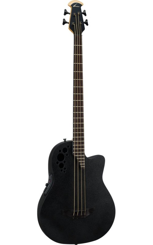 Ovation - Celebrity Bass Acoustic-electric Bass Guitar, Black #B778TX-5