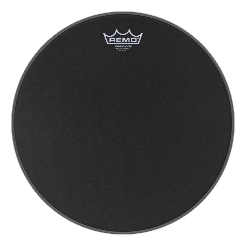 Remo - Ambassador® Black Suede™ Drumhead, 14" #BA-0814-ES