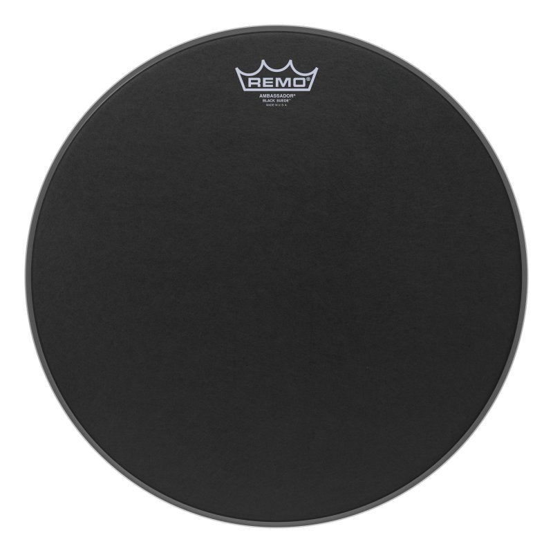 Remo - Ambassador® Black Suede™ Drumhead, 15" #BA-0815-ES