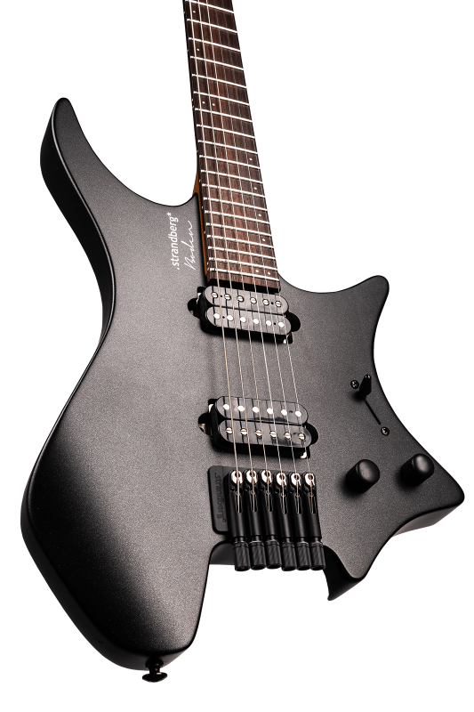 Strandberg - Boden Essential 6 Electric Guitar, Black Granite #BD6CT-24E-R-S-BK