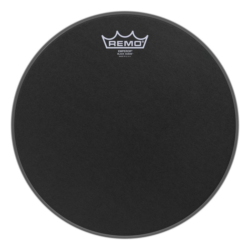 Remo - Black Suede Emperor 12" Tom Batter Drumhead #BE-0812-ES