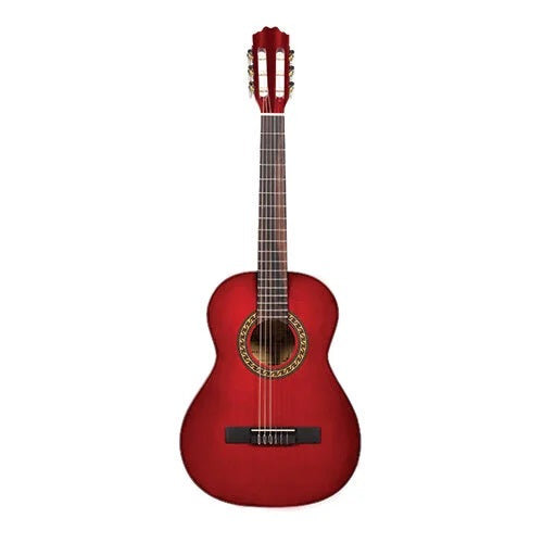 BeaverCreek - 3/4 Classical Guitar - Transparent Red #BCTC601TR