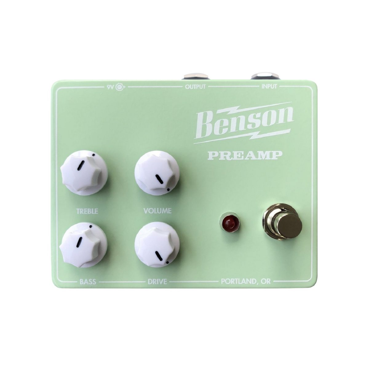 Benson - Preamp Pedal - Seafoam Green