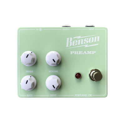 Benson - Pédale de préampli - Vert Mousse