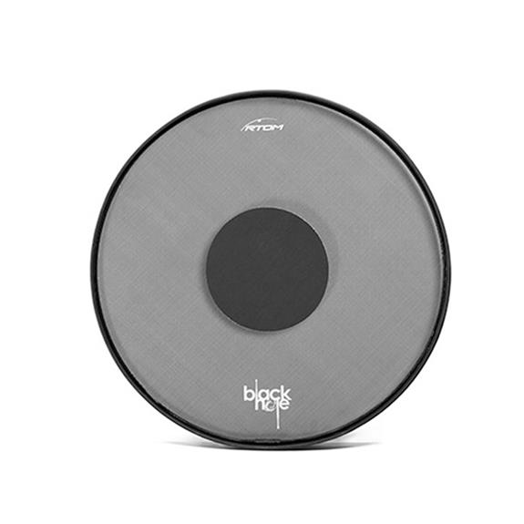 RTOM - RTOM Black Hole Snap-on Tuneable Mesh Head Practice Pad - 13" Tom #BLKHOL13
